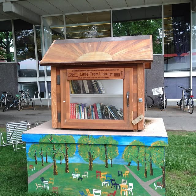 Foto de instagram: una librería al aire libre